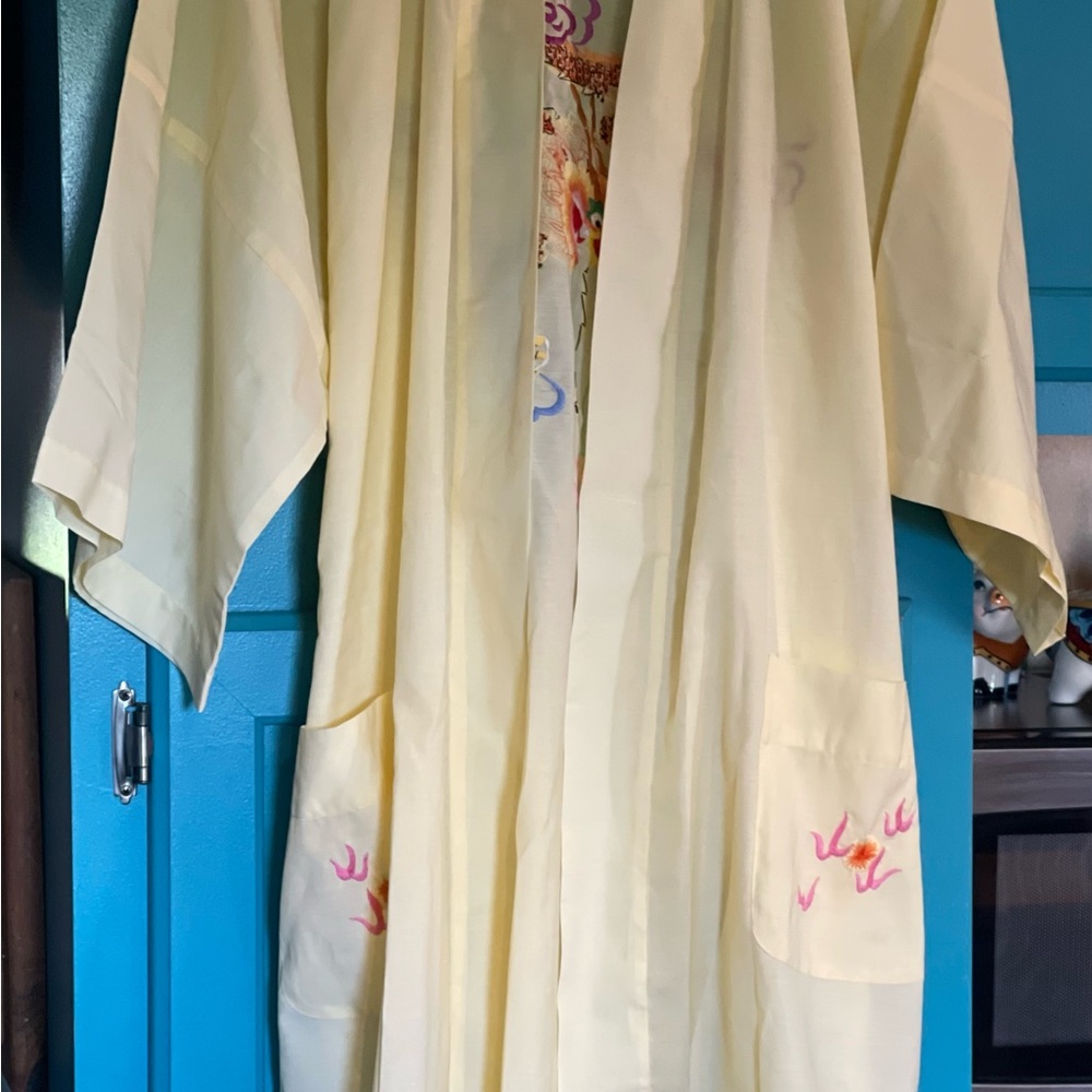 Pearl Yellow Garment with Embroidery